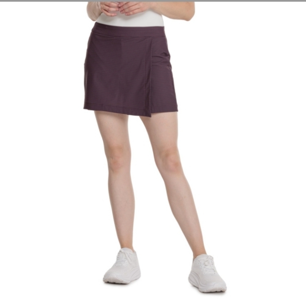 Spanx Sunshine Skort UPF 50 Geoscape Orange 6 Inch